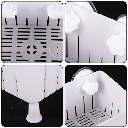 Ipetboom 1set Fish Breeder Box Tortoise Isolation Container Fish Hatching Box Feeding Trough Multi-Functional Aquarium Breeding