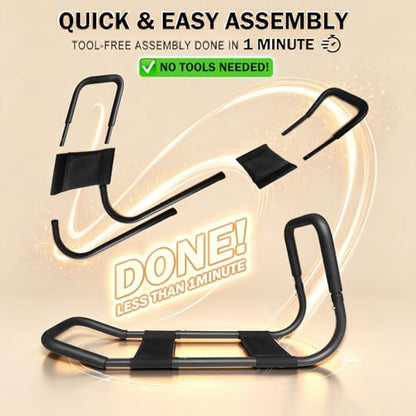 Adjustable Hamstring Stretcher and Knee Extension Device for Flexibility