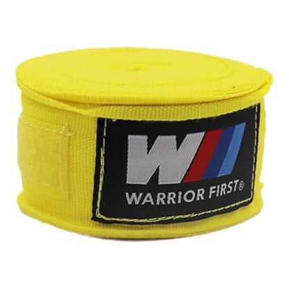 Boxing Bandages Muay Thai Hand Wraps Gloves Martial Arts Wraps MMA Kickboxing Inner Gloves for Hand Protection Unisex A Pairs - color: Yellow, size: 118in/3m