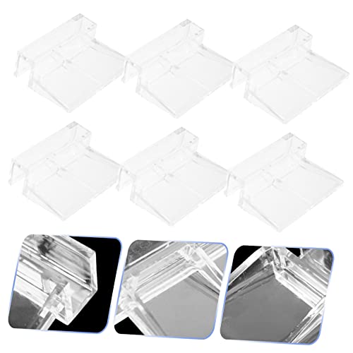 GALPADA 16pcs Fish Tank Lid Supports Easy Install Acrylic Cover Racks for Aquariums Sturdy Holders for Tank Lids Safe for Fish and Pets Convenient Cleaning Accessory