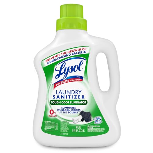 Lysol Laundry Sanitizer, Detergent Additive, Tough Odor Eliminator, 90oz