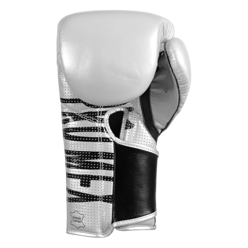 Title Boxing Pro Mex Professional Edge Training Boxing Gloves - color: Silver, size: 14 oz