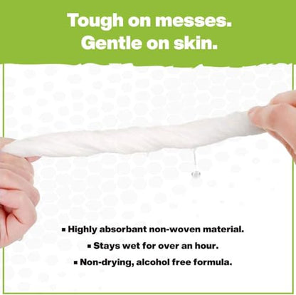 Crocodile Cloth Original Cleaning Wipes, Heavy-Duty Multi-Surface Hand & Tool Wipes, Water-Based, Safe on Skin, 10 Count, 15 x 10 Inch - size: 10 Count (Pack of 1)