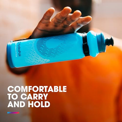 HydraPak Tempo Pro Handheld Running Squeeze Bottle (400ml, White) - color: White, style: 400ml