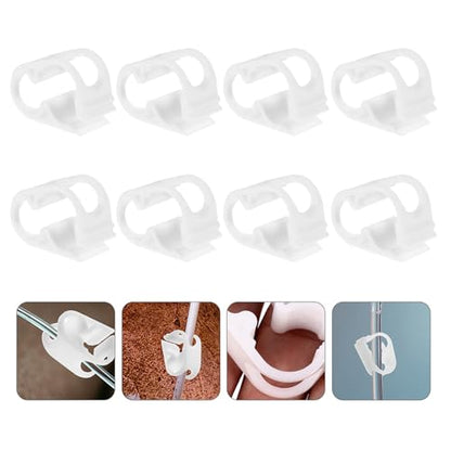 10 Pcs Adjustable Silicone Tube Clamps Flow Control Hose Clips for Wine Siphon Beer Infusion Bottles Corrosion Resistant Soft Tube Shut Off Regulators