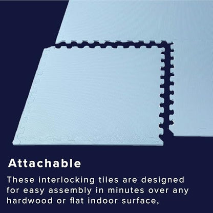 We Sell Mats 1/2-inch Multi-Purpose, Sky Blue, 100 Sq Ft (25 Tiles) - color: Sky Blue, style: 100 Square Feet (25 Tiles)