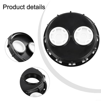 IBC Water Tank Cap 163 Mm Vented Lid For Water Tank With Dual Vent Holes For Rain Barrels And Outdoor Water Storage For Garden Tank Replacement