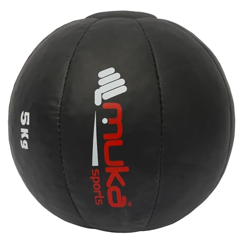 Fitness Weighted Medicine Exercise Ball for Yoga, Pilates, Strength Training & Physical Therapy Durable Muscle Driver Sport Gym Anti-Slip Tough Grip - size: 5 kg
