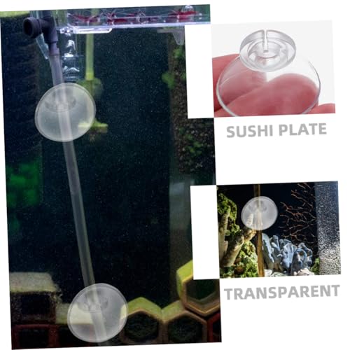 BESPORTBLE 30pcs Aquarium Clips Fish Tank Tubing Fixing Accessories Easy to Install Cup Clips for Air Hose Airline Practical Aquarium Maintenance Tools