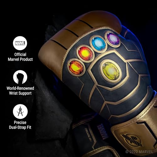 Hayabusa Marvel Hero Elite Boxing Gloves - color: Thanos, size: 12oz