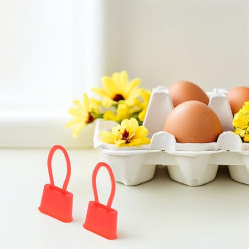 VILLCASE 200Pcs Reusable Plastic Mesh Bag Clasps for Egg and Potato Net Pouches, Sturdy Woven Produce Bag Hooks for Kitchen Storage and Grocery Organization