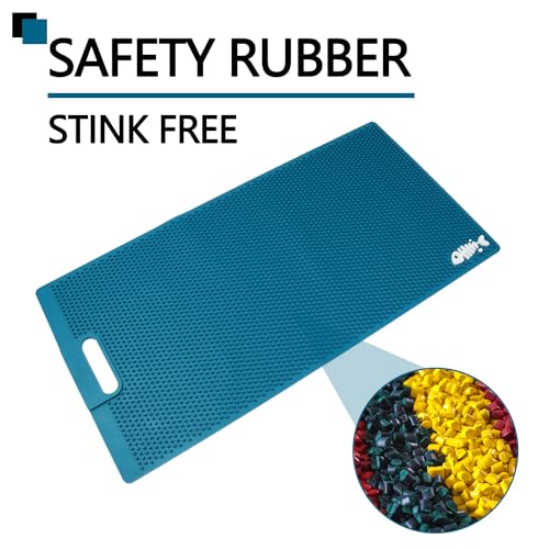 NonSlip Fish Fillet Mat for Filleting, Cutting, Cleaning Heavy Duty Rollable Fish Bait Cutting Board No Need Fish Grippers Large Size Fish Cleaning Mat (14 * 28”, Green) - color: Green, size: 28"L x 14"W
