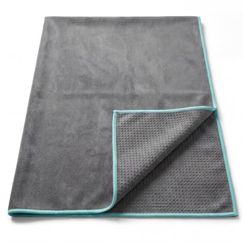 Pilates Towel Non Slip – Microfiber Yoga Mat Towel for Hot Pilates, Reformer & Floor Workouts, Sweat Absorbent, Quick Dry Gym & Workout Towel