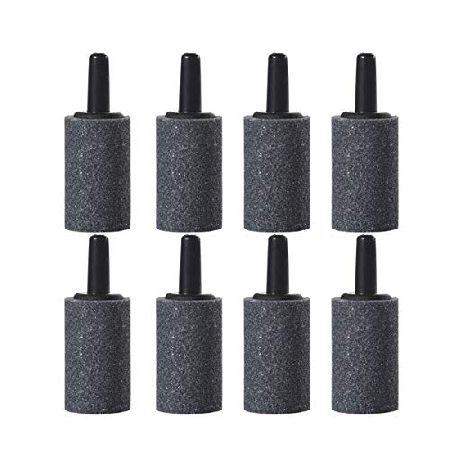 Aquarium 50 Feet Standard 3/16" Black Flexible Airline Tubing with Black Plastic Connectors for Fish Tank,Terrariums, and Hydroponics - size: 50 Feet with connectors