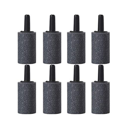Aquarium 50 Feet Standard 3/16" Black Flexible Airline Tubing with Black Plastic Connectors for Fish Tank,Terrariums, and Hydroponics - size: 50 Feet with connectors