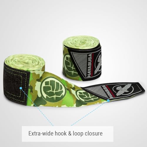 Hayabusa Marvel Hero Elite Mexican Style Boxing Hand Wraps for Men & Women - color: Hulk