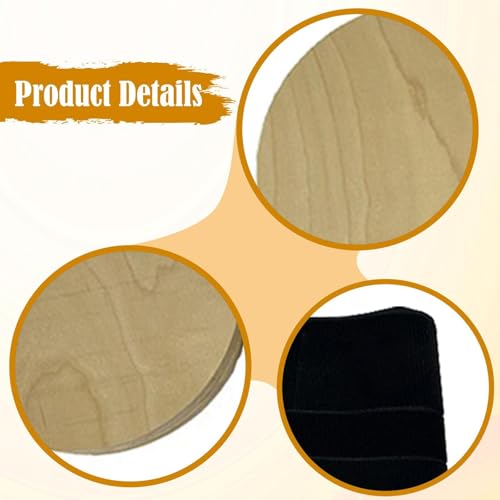 Menolana Rotating Discs, Wooden Rotator Discs, Compact Versatile for Women and Men, Pilates Equipment, Twist Board Strengthen