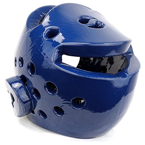 AAMA Taekwondo and Karate Sparring Foam Head Guard - color: BLUE, size: XX-Large