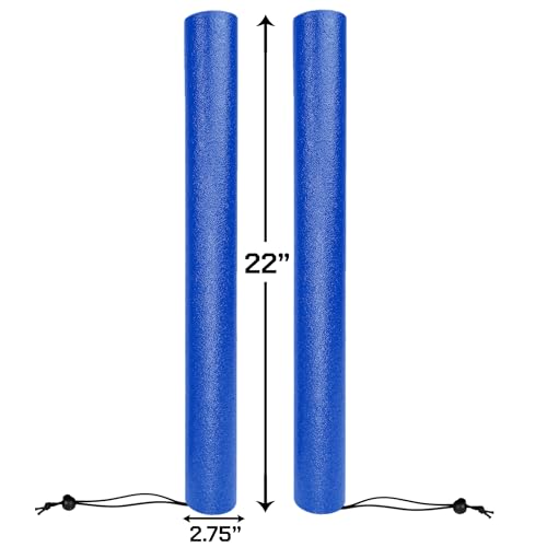 Foam Combat Training Sticks for Boxing and Martial Arts (Blue) - color: blue