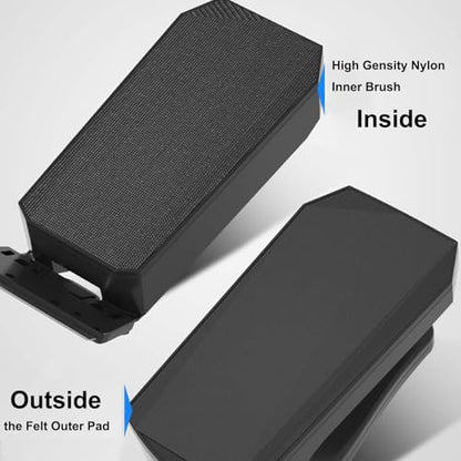 Aquarium Super Powerful Magnetic Cleaner with 4 Algae Scrapers for Glass Fish Tank Magnet Brush Floating S+(Plus) - size: S
