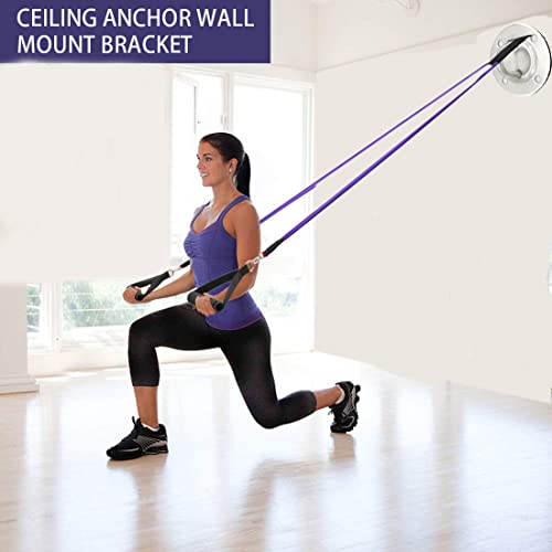 Eye Ceiling Hook Swing Hangers 700LB Capacity for Punching Bags Hanging Chair Hammocks Swing Trapeze Yoga (90mm Diameter) - size: Ceiling Hook - 90MM Diameter