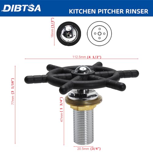 Glass Pitcher Rinser Spray Assembly Replacement Disk Part