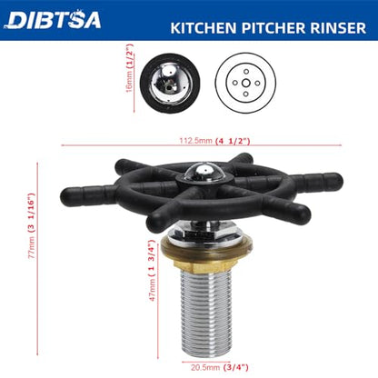 Glass Pitcher Rinser Spray Assembly Replacement Disk Part