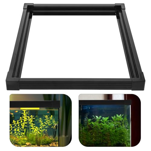 POPETPOP 1set Fish Tank Protector Strip Aquarium Glass Seal Corner Protectors Double Design for Tanks Prevents Fish Escape and Spills