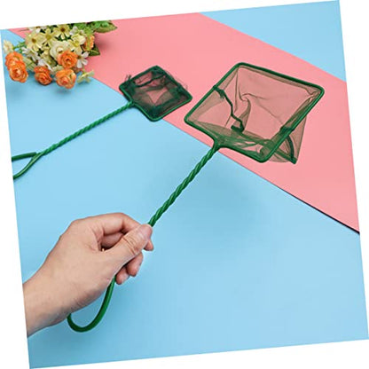 Toddmomy Fish Net Liquid Fishing Net Traps Goldfish Decor Article Automatic Water Pour Bait Fishnets Lid Skimmer - size: 46.4X19.5CM