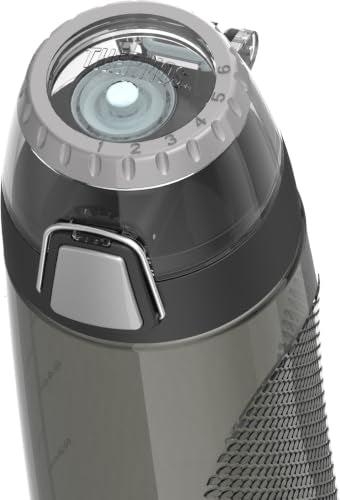 Thermos Tritan Hydration Bottle with Meter, 24-Ounce, Smoke (HP4100SMTRI6)