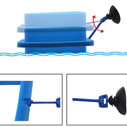 2pcs Fish Tanks Feeding Rings Small Fishes Feeders Rings Circles Buoyance Fish Feeders for Easy Installation and