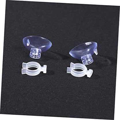 20pcs Hose Clip for Aquariums Professional Cup Holders for Fish Tank Pump Tubes Easy Install Uninstall Design - size: 2.9X1.2X0.4cm