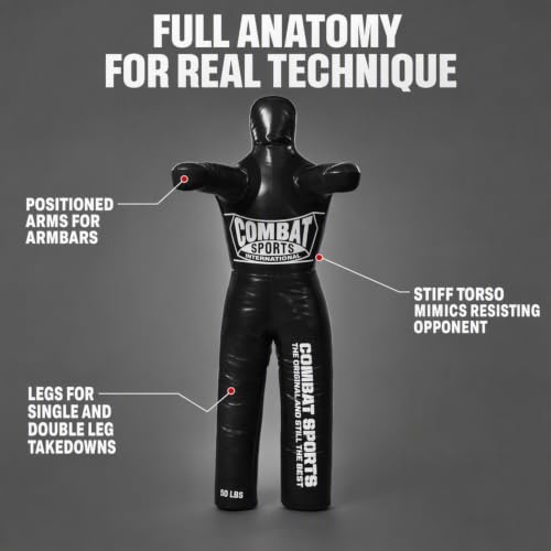 Combat Sports Legged Grappling Dummy – 35 to 140 lbs. Sizes - size: New, 70 lbs