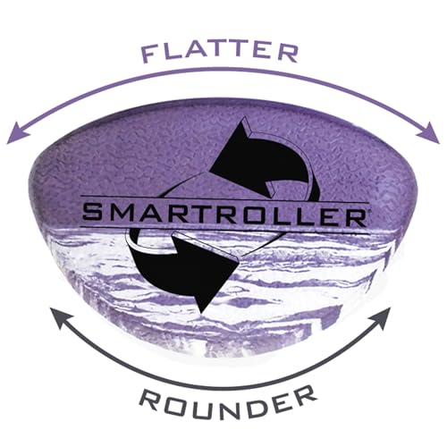 OPTP SMARTROLLER – Two-in-One Moderately Firm Foam Roller, Purple, 36"