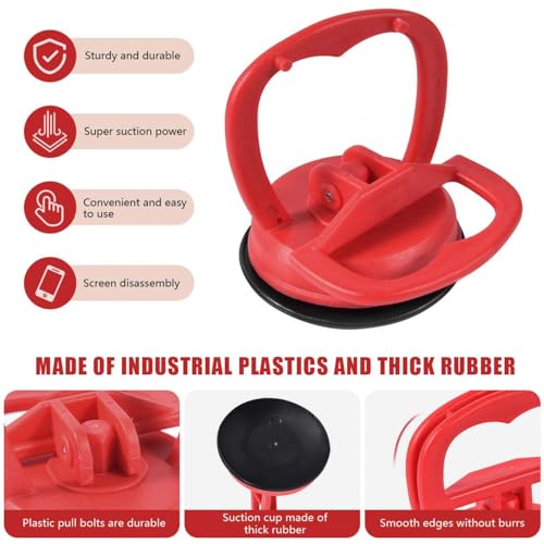 10 Pcs Heavy Duty LCD Screen Suction Cups Repair Kit for iMac, iPhone, iPad, Computer, Tablet