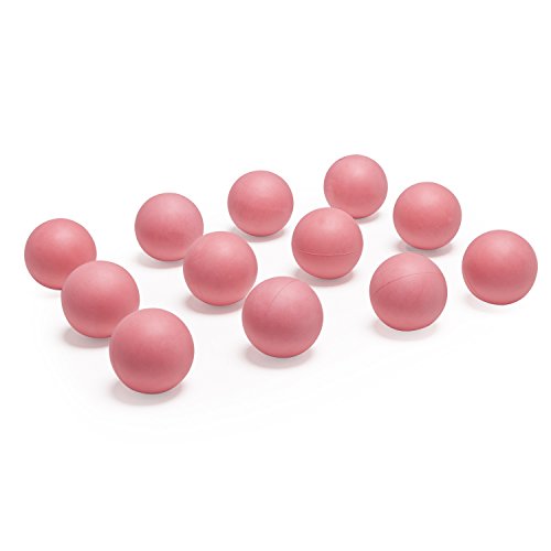 Champion Sports Practice Sponge Lacrosse Balls: Soft Touch for Professional, College & Grade School Indoor Training & Practice - style: Pink (12-Pack) -Indoor Practice Lacrosse Balls