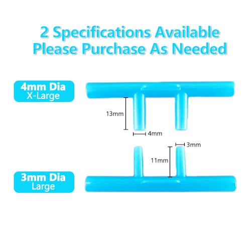 Nasal Oxygen Cannula, Med Standard Tubing Connector Silicone, 5 PCS (Larege Size)