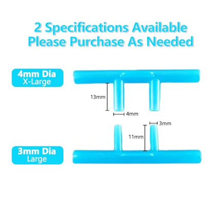 Nasal Oxygen Cannula, Med Standard Tubing Connector Silicone, 5 PCS (Larege Size)