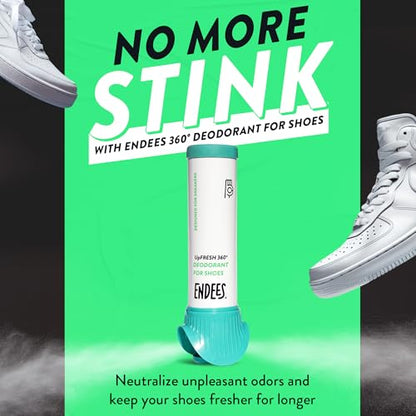 Endees UpFresh 360° Shoe Deodorizer Spray – 3 x 3.38 Fl Ozl I Foot Odor Eliminator Shoe Spray for Smelly Shoes, Feet, Sneakers, Boots, and Gym Bags, Stinky Smell Elimination Deodorant, Travel Size - size: 3.38 Ounce (Pack of 3)
