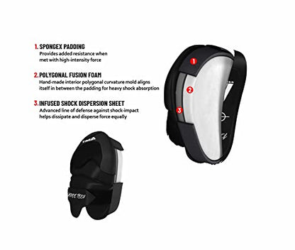 TMA Curved Focus Pads Mitts,Hook and Jab,Punch Bag Kick Boxing Muay Thai MMA US - color: Black