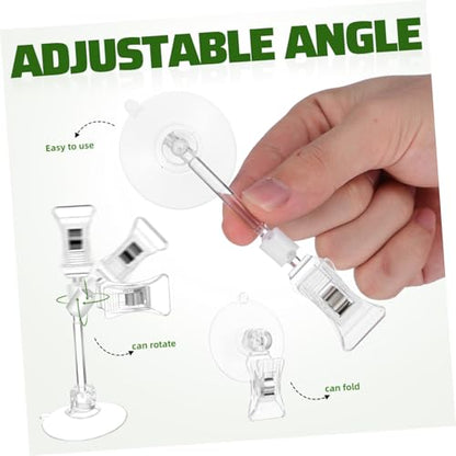 BESPORTBLE 3pcs Aquarium Suction Cup Clips Clamp Holders for Fish Tank Accessories Secure Airline Tubing and Sign Support Easy Installation and Versatile Use