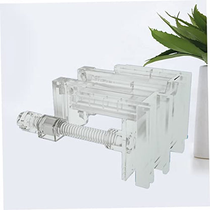GANAZONO Multifunctional Acrylic Inlet Outlet Clamp for Fish Tank Transparent Holder for Secure Water Clips Easy to Install Durable and Space-Saving Aquarium Accessory