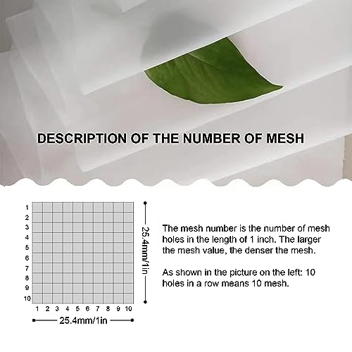 Nylon Mesh Fabric, 60 80 100 120 200 250 300 350 400 500 Mesh Filter, Reusable Strainer Cloth for Wine Juice Fresh Milk(1m x 1m) (200 mesh)