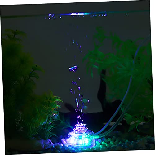 Colorful Led Aquarium Air Bubbler USB Connection Oxygen Diffuser for Fish Tanks and Aquariums Creates Tiny Air Bubbles to Oxygen Levels for Home Office and Pools