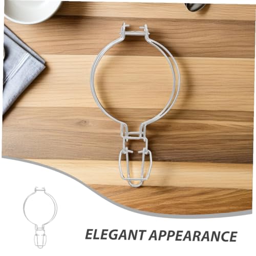 Tofficu 2pcs Stainless Steel Spring Sealing Clips for Glass Jars 93mm Wire Buckles Food Preservation Airtight Seal for Kitchen Canning and Storage