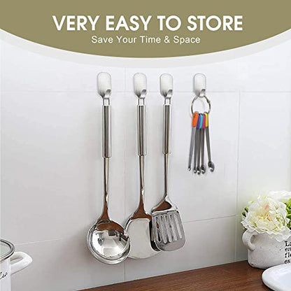 Mini Measuring Spoons Set, Tiny Stainless Steel Measure Teaspoons with Silicone Handle, Suitable for Small Amount of Dry or Liquid Ingredients and Spices (1/64, 1/32, 1/16, 1/8, 1/4 tsp) - color: Mix-color