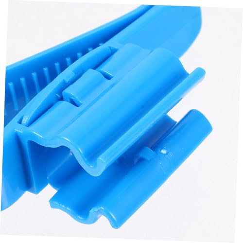 LIOOBO 6pcs Aquarium Filtration Hose Clip Plastic Fish Tank Clips for Water Pipe Fixing and Replacement - color: Blue