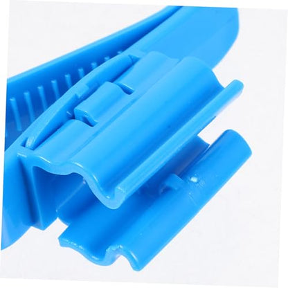LIOOBO 6pcs Aquarium Filtration Hose Clip Plastic Fish Tank Clips for Water Pipe Fixing and Replacement - color: Blue