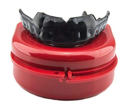 Impact Custom Professional MMA/Boxing/Muay Thai Mouthguard with Trim for Gag Reflex - color: Black