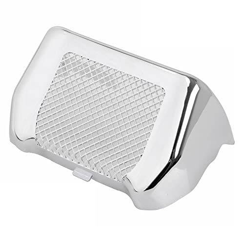Chrome Oil Cooler Cover Case with Bracket for Harley Touring Road King FLHR Street Glide FLHX Road Glide FLHXS FLTRX FLTRXS 2017-2023 - color: Chrome